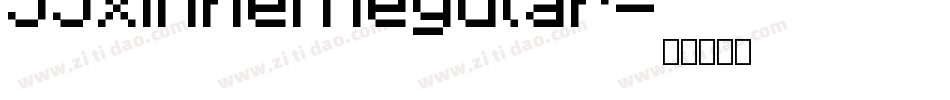 SJxinhei Regular字体转换